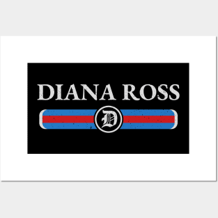 Graphic Diana Name Vintage Birthday Retro Gift Posters and Art